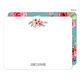 White Floral Bunch Flat Note Cards Image 1 of 4